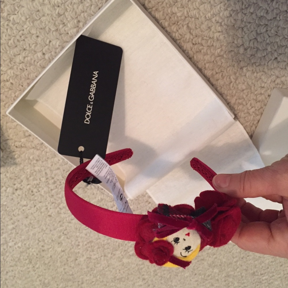 Dolce & Gabbana headband NWT, cover, box $375